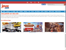 Tablet Screenshot of jeux.com