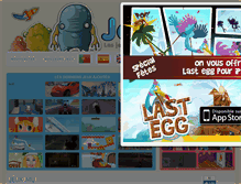 Tablet Screenshot of jeux.mu
