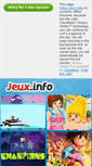 Mobile Screenshot of jeux.info